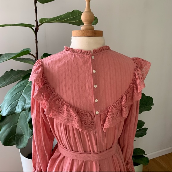 Sold❤️SALE❤️Doen pink Hillside dress long sleeve - Picture 5 of 11